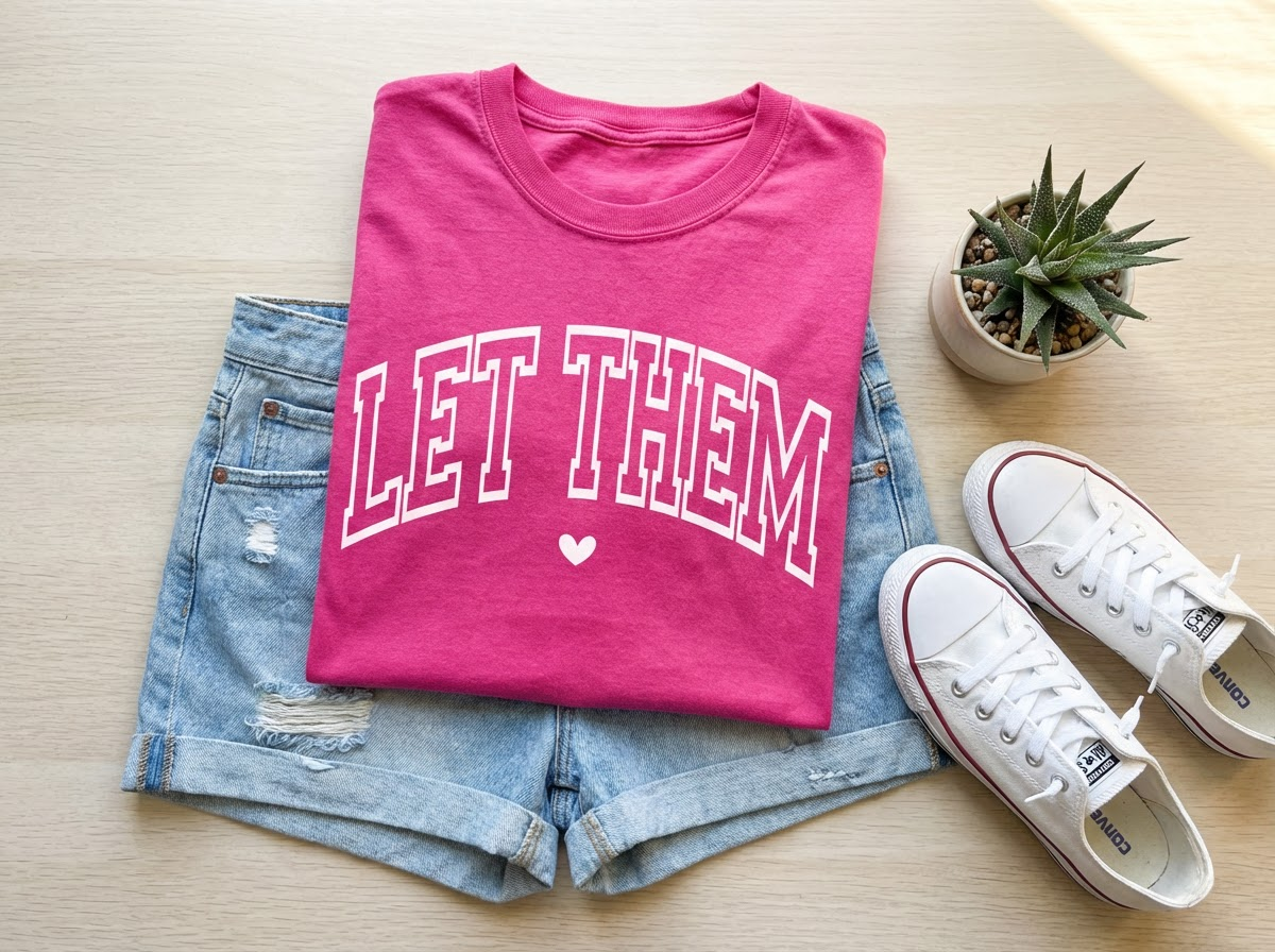Everyday Customs Co. Comfort Colors 1717 Unisex Graphic Tee - Let Them | Everyday Customs Co. - Apparel & Accessories