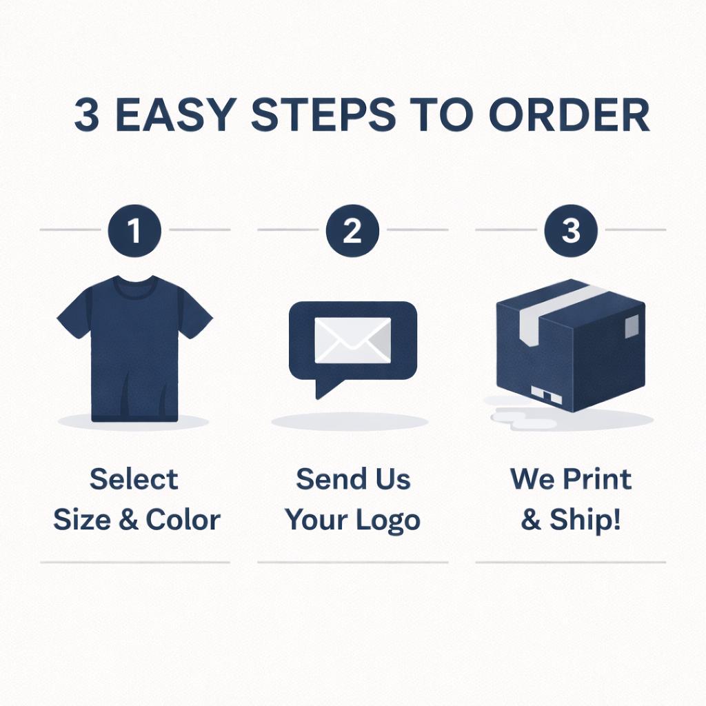 Everyday Customs Co. Custom Cotton T-Shirt - In-House DTF Brand Printing | Everyday Customs Co. - Apparel & Accessories