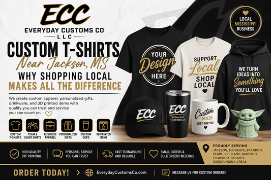 Custom T-Shirts Near Jackson, MS, Why Shopping Local Makes All the Difference