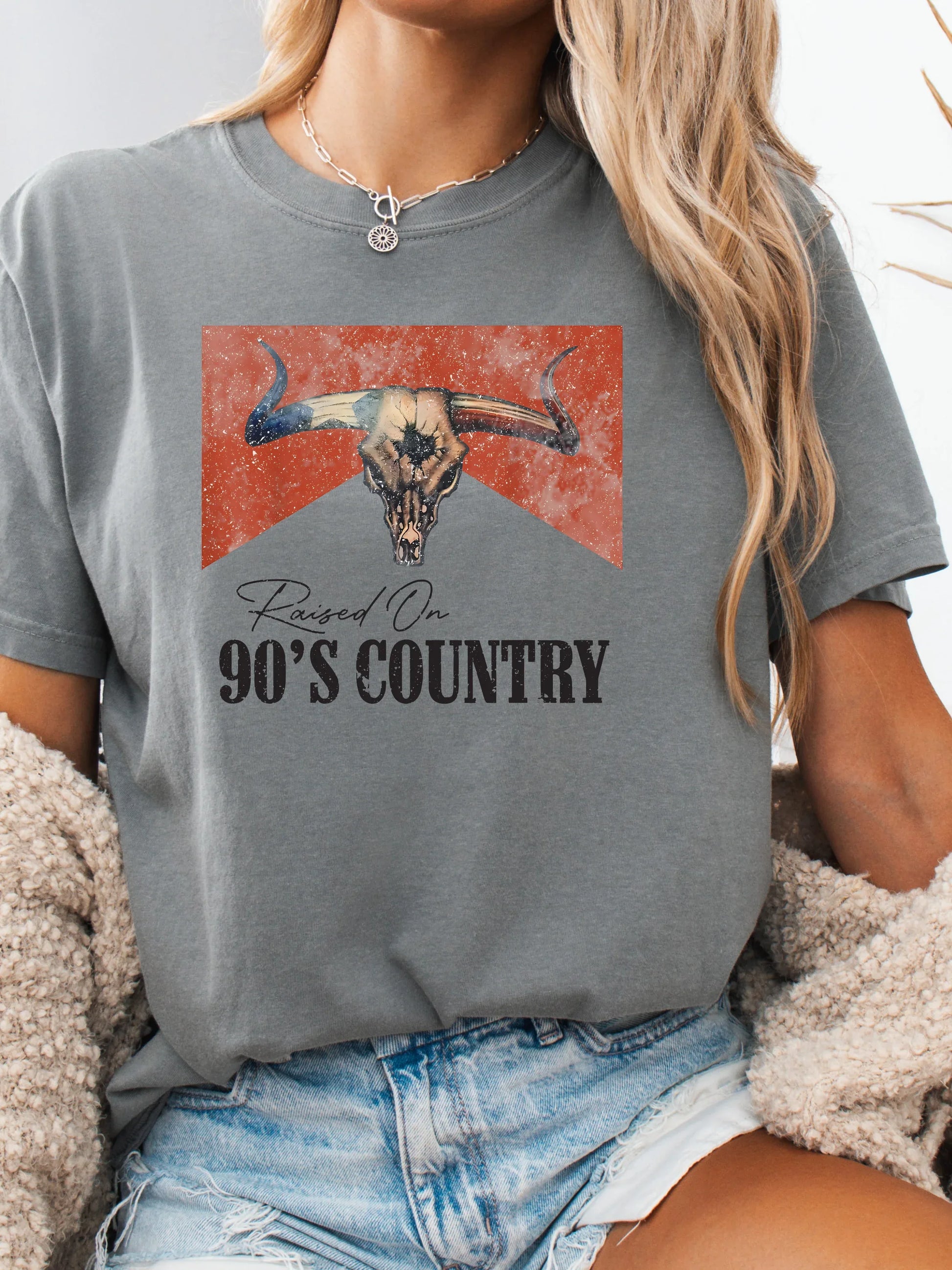 Everyday Customs Co. 90's Country Graphic T-Shirt - Crafted with Purpose | Everyday Customs Co. - T-Shirts Graphic Tee