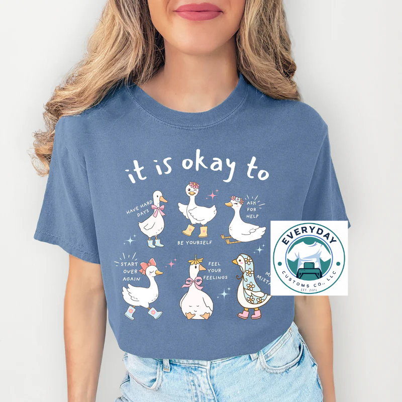 It Is Okay to Ducks Tee
