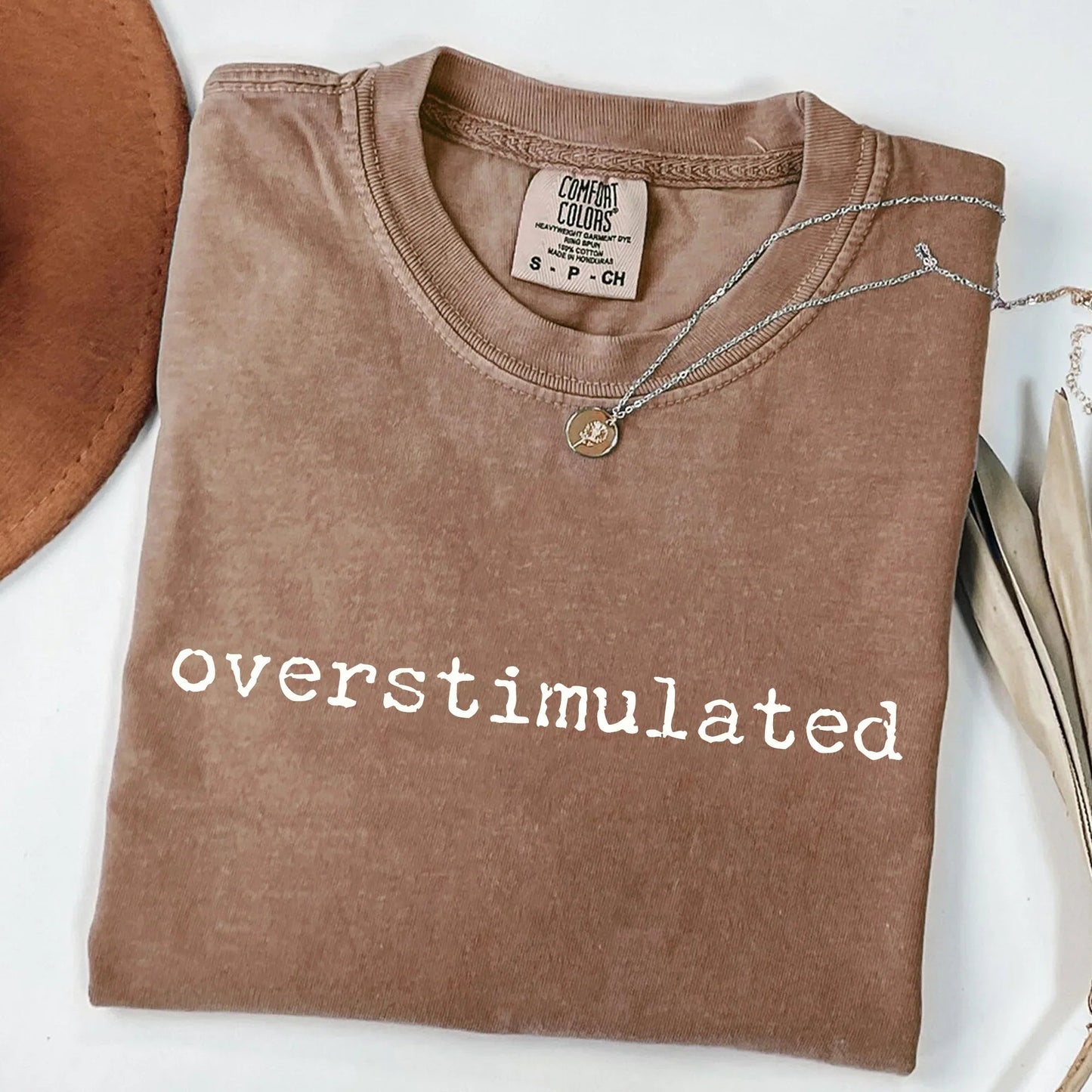 Everyday Customs Co Overstimulated Typewriter Tee - T-Shirts
