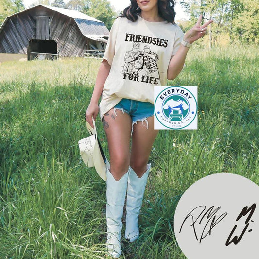 Everyday Customs Co. Friendsies For Life Graphic Tee - In-House Crafted | Everyday Customs Co. - Apparel & Accessories