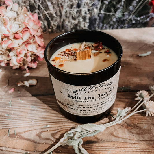 Spill The Tea Sis Apothecary Spill The Tea Sis Intention Candle | Connection & Community Soy Wax Candle - Apparel & Accessories
