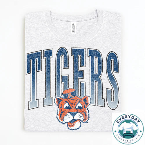 Auburn Tigers Flatlay Sweatshirt - Premium Quality, Soft & Breathable, Modern Athletic Style