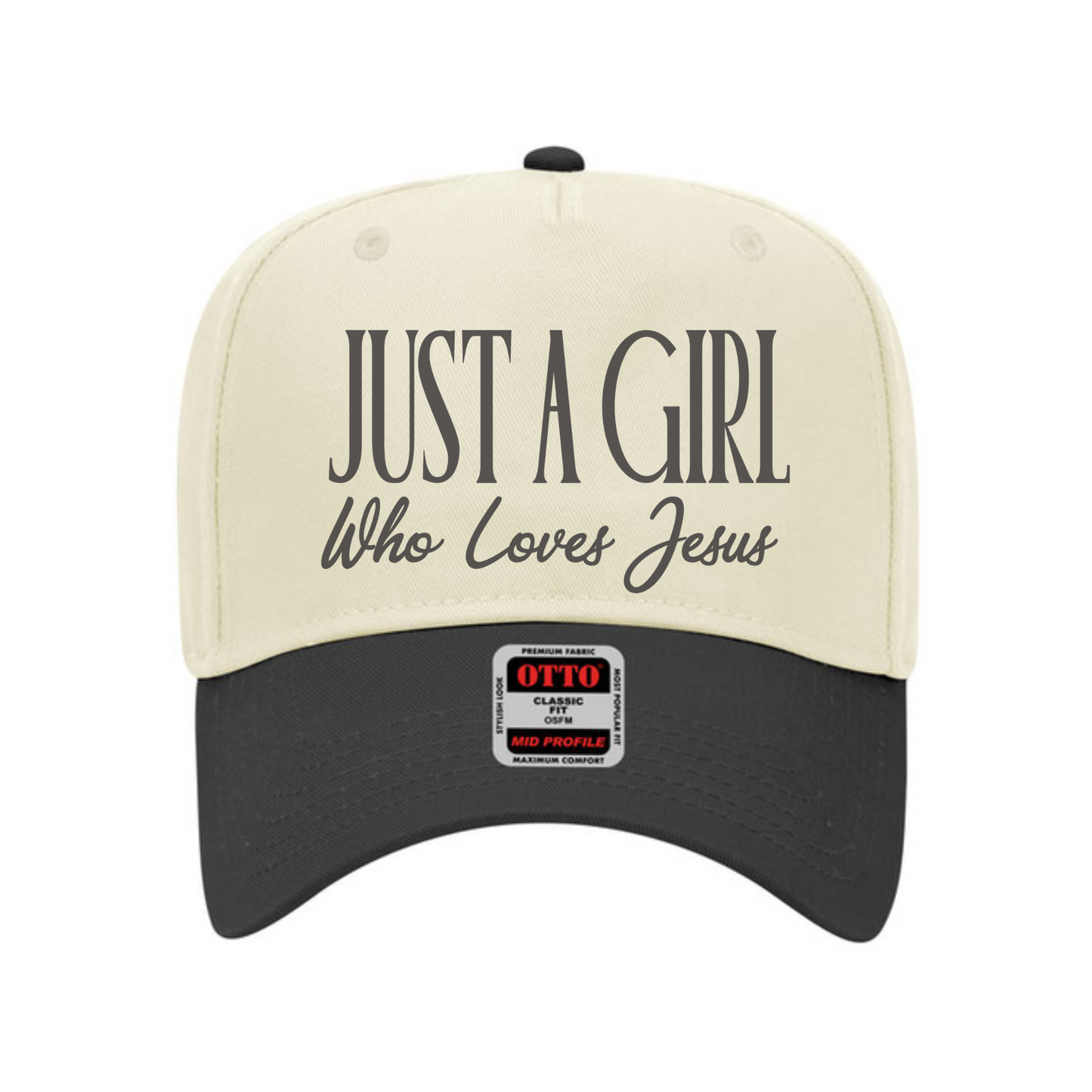 Hey Jude Graphic Tees Just a Girl Who Loves Jesus Trucker Hat - Apparel & Accessories