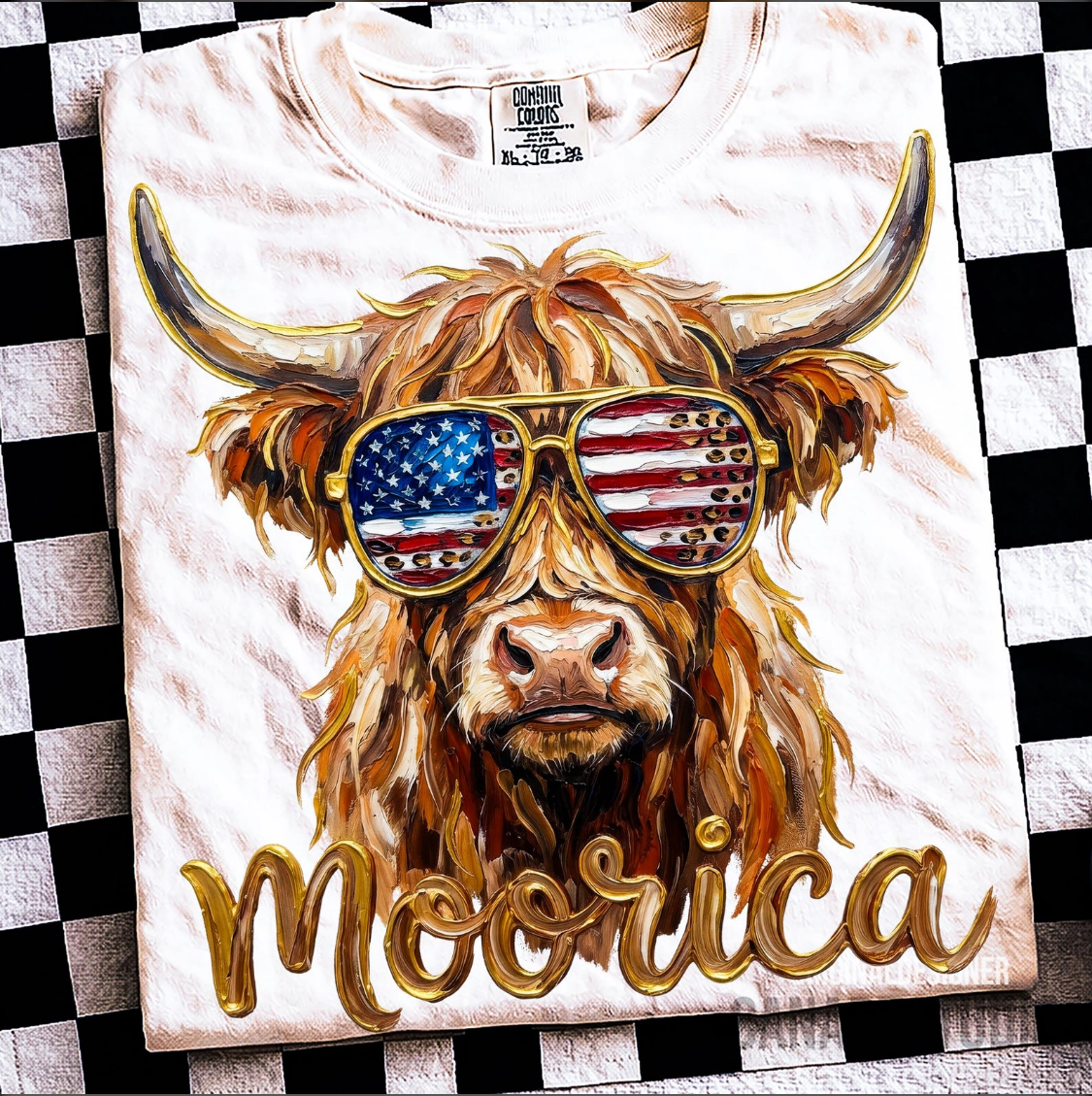 Moorica Highland Cow Tee