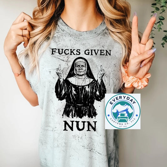 Everyday Customs Co. F Given Nun Graphic Tee - Purposeful In-House Craft | Everyday Customs Co. -