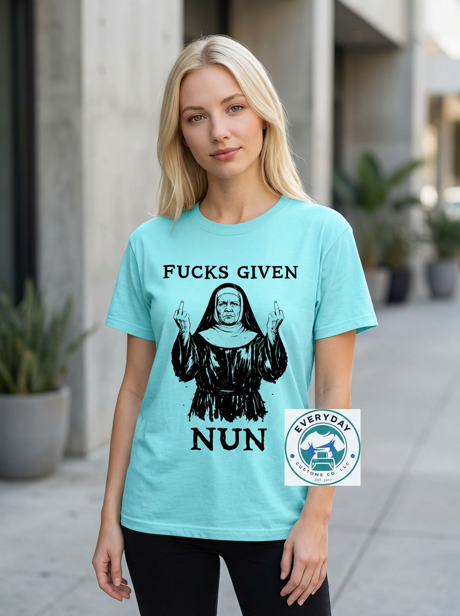 Everyday Customs Co. F Given Nun Graphic Tee - Purposeful In-House Craft | Everyday Customs Co. -