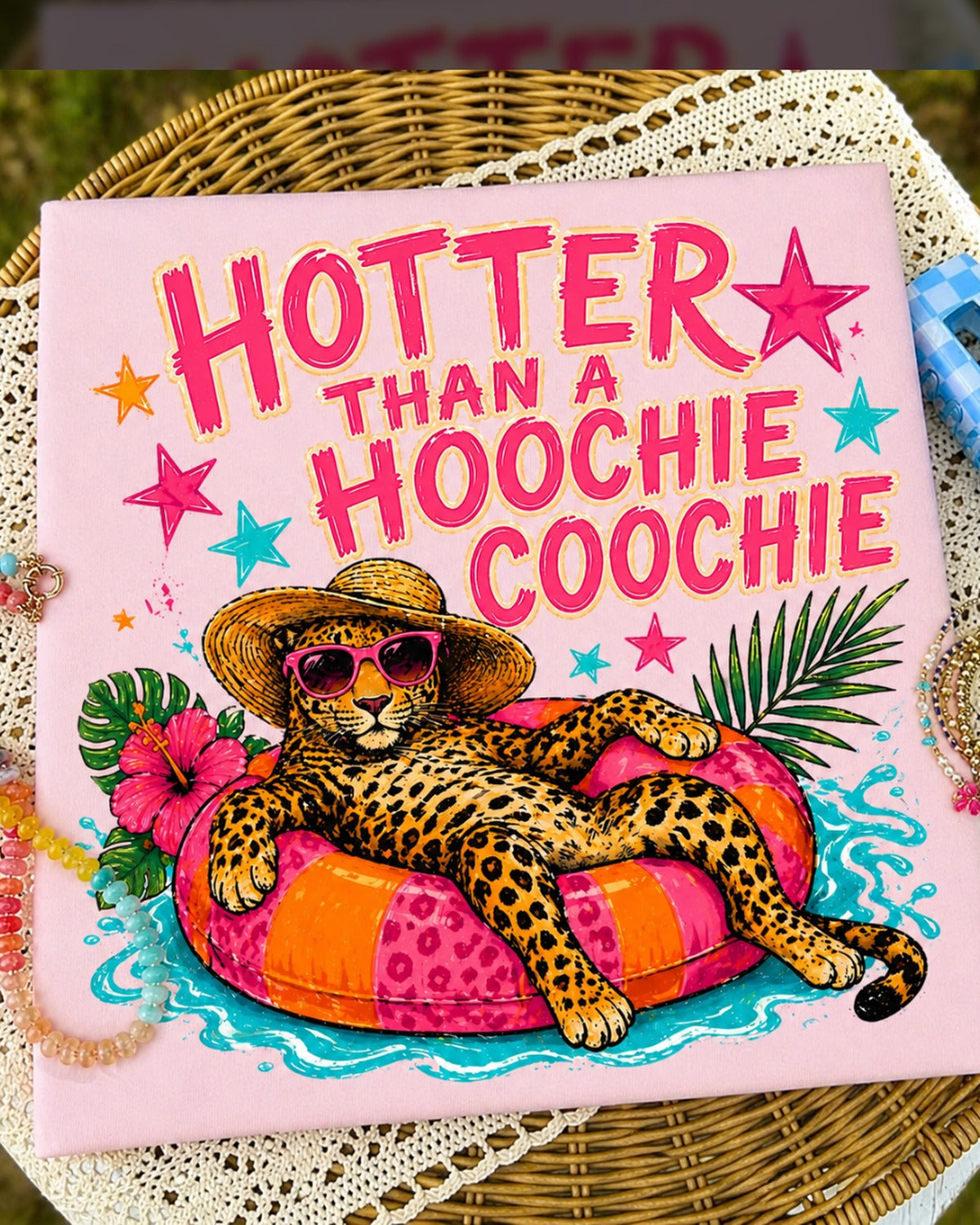 Hotter Than a Hoochie Coochie Gator Tee - Comfort Colors Graphic Tee | Everyday Customs Co.
