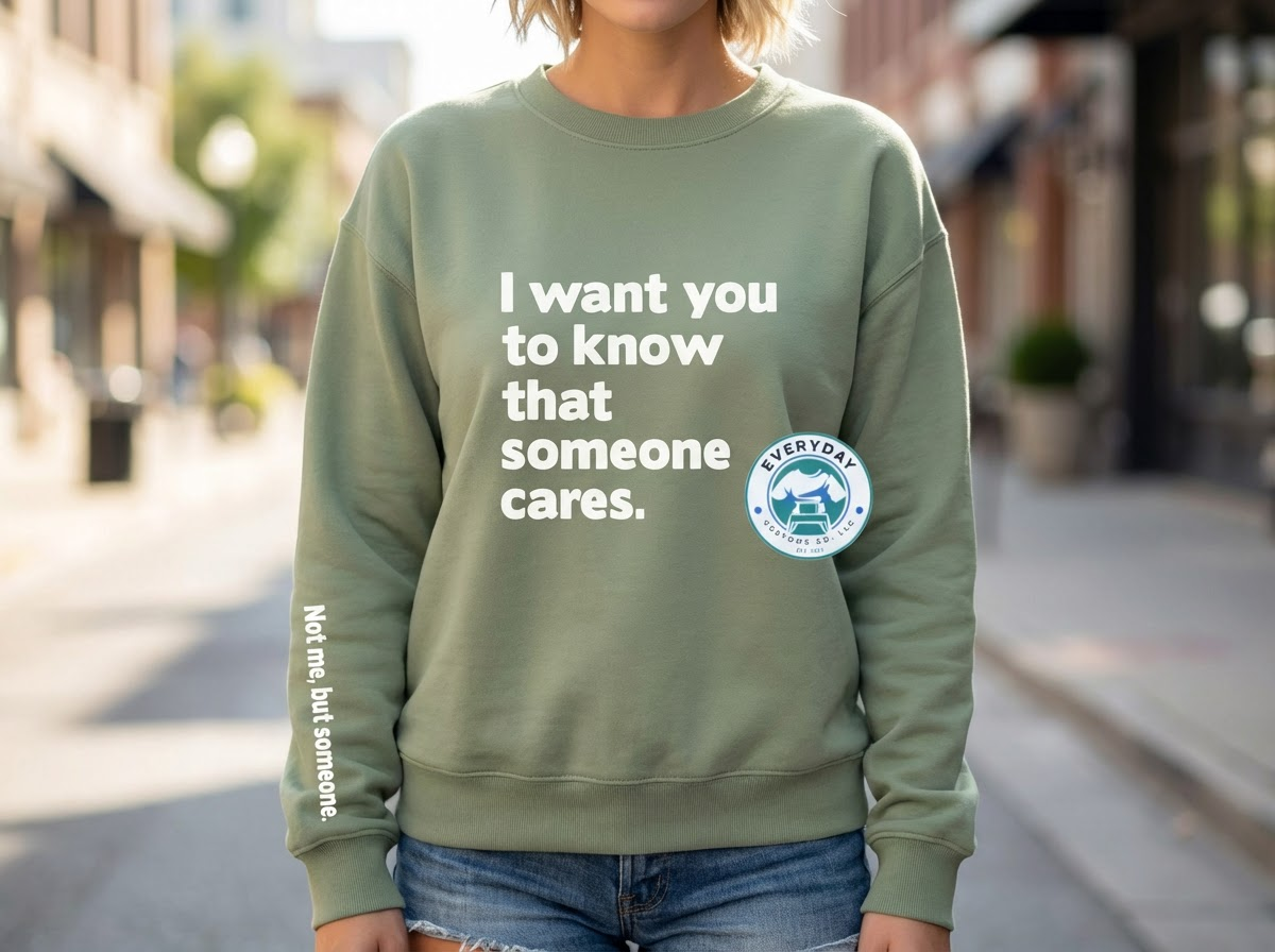 Everyday Customs Co. Someone Cares… Just Not Me Sarcastic Cotton Crewneck | Everyday Customs Co. - Apparel & Accessories