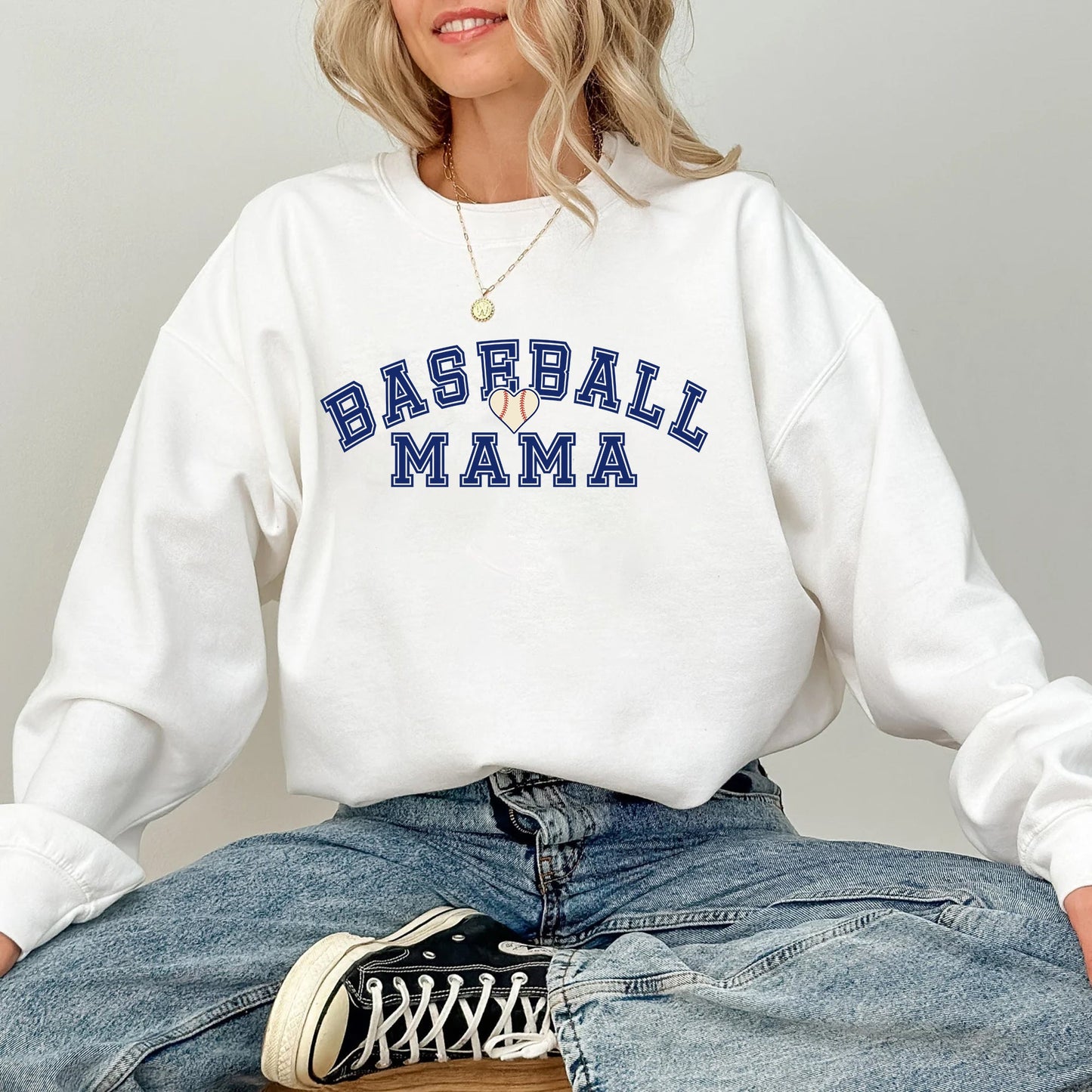 Everyday Customs Co. Baseball Mama Graphic Sweatshirt - Crafted with Purpose | Everyday Customs Co. - Sweatshirts