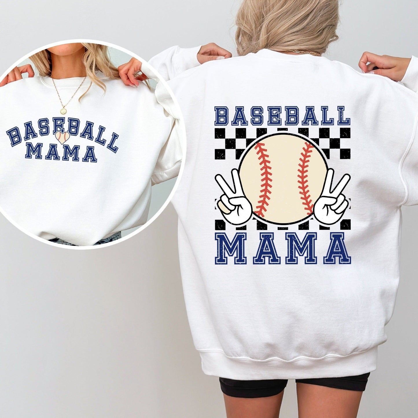 Everyday Customs Co. Baseball Mama Graphic Sweatshirt - Crafted with Purpose | Everyday Customs Co. - Sweatshirts