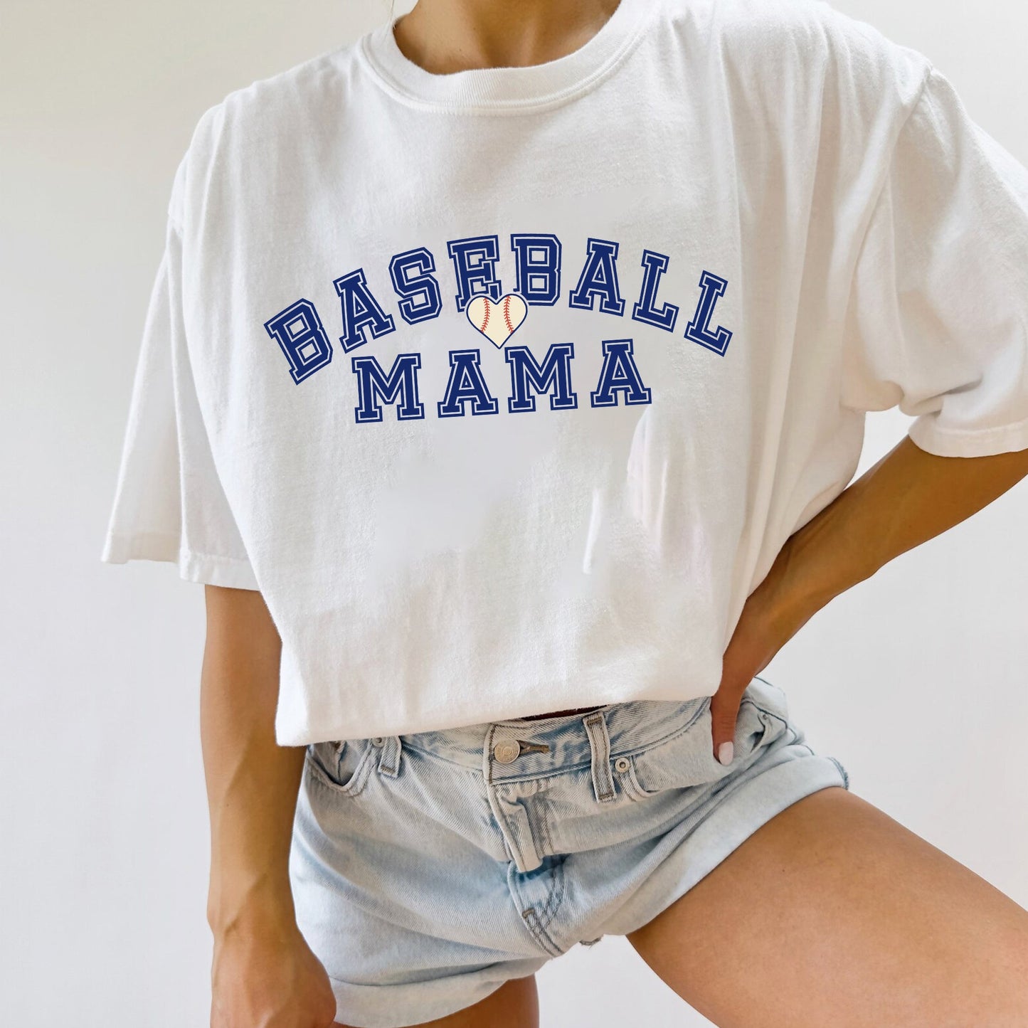 Everyday Customs Co. Custom Baseball Mama Tee - Personalized Sleeve Names | Everyday Customs Co. - T-Shirts