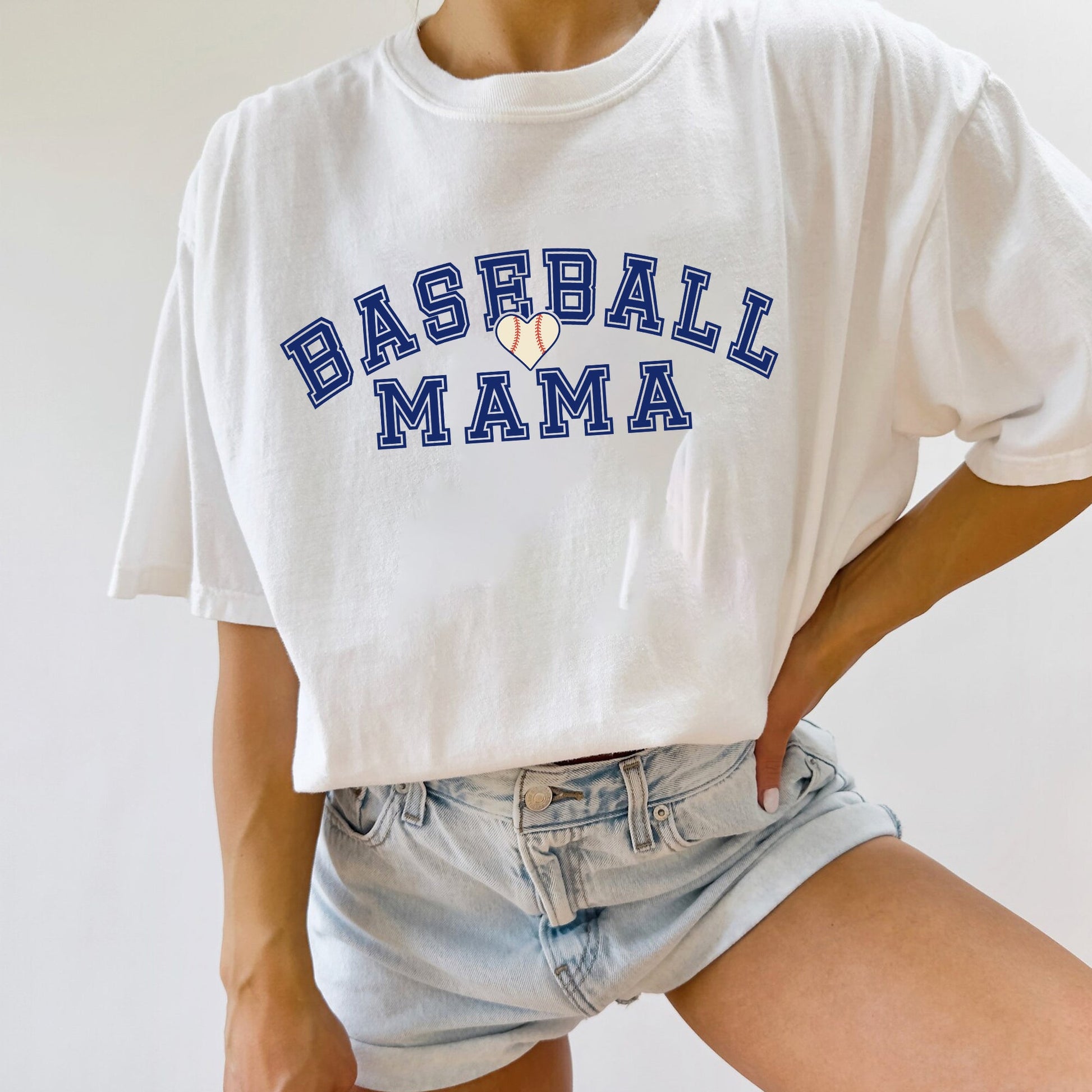 Everyday Customs Co. Custom Baseball Mama Tee - Personalized Sleeve Names | Everyday Customs Co. - T-Shirts