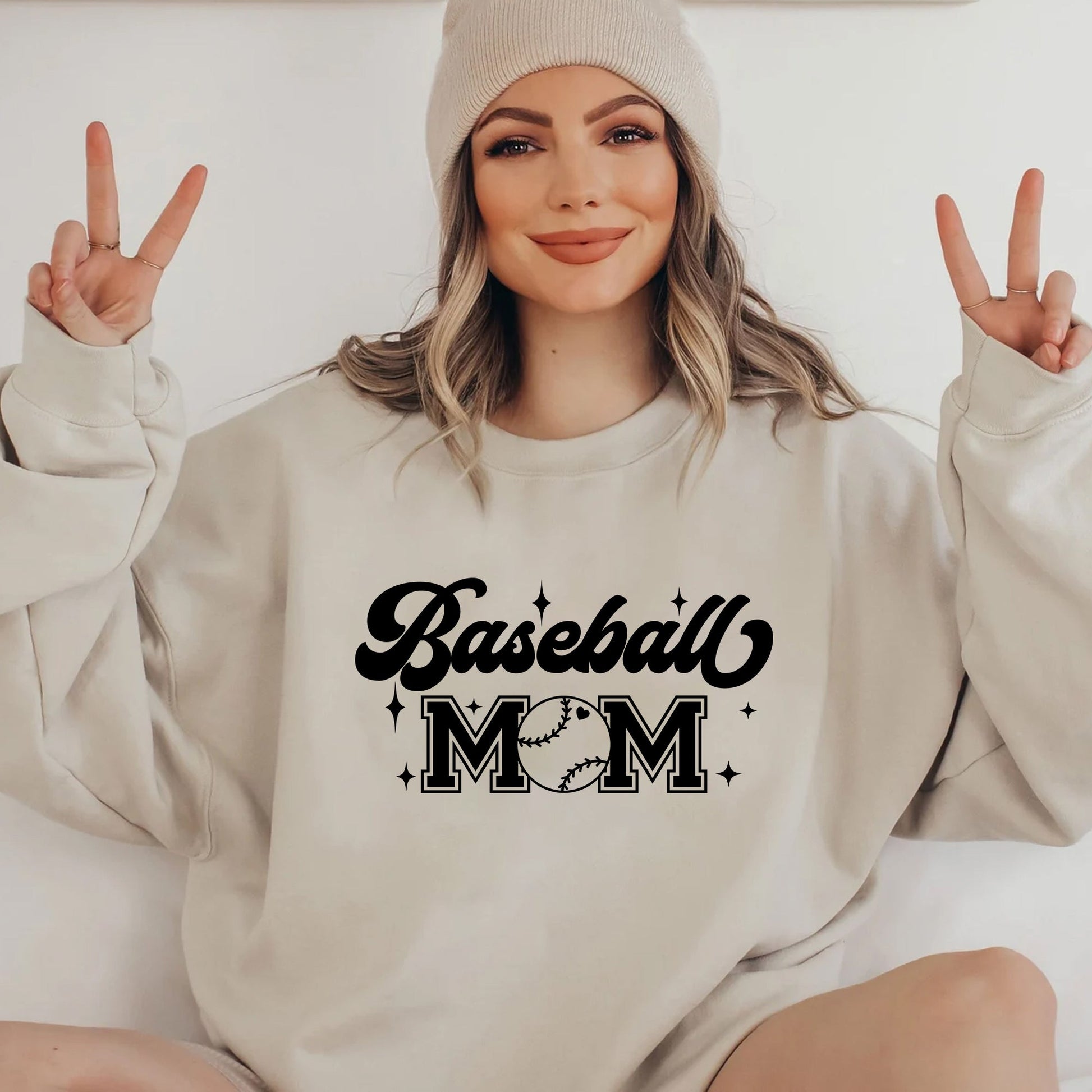 Everyday Customs Co. Custom Baseball Mom Graphic Sweatshirt - Crafted with Purpose | Everyday Customs Co. - Sweatshirts