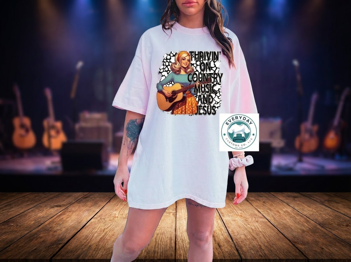 Everyday Customs Co. Jesus Mode Country Music T-Shirt - Crafted with Purpose | Everyday Customs Co. - Apparel & Accessories