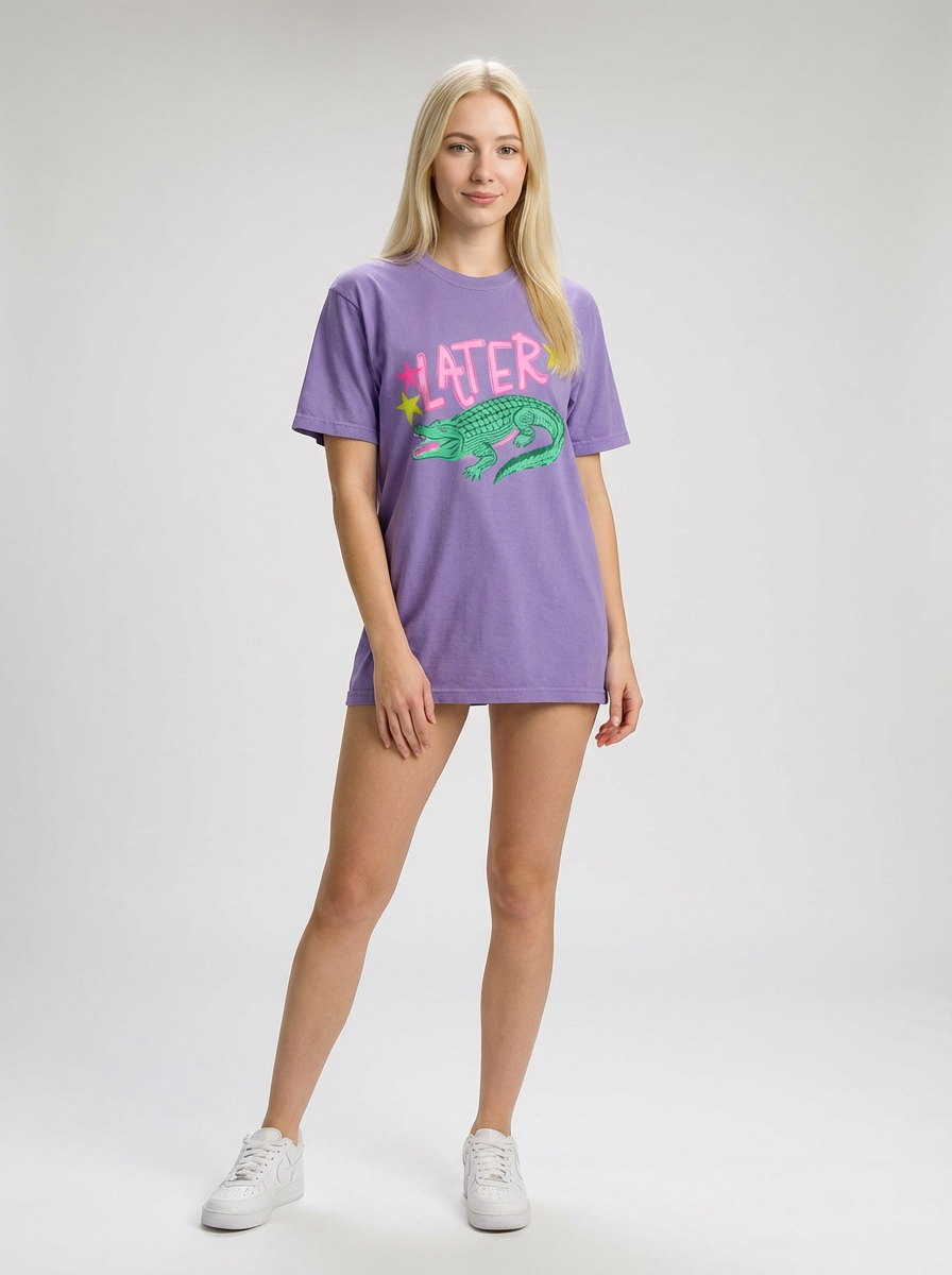 Everyday Customs Co. Later Gator Afterwhile Gator Graphic Tee - Crafted with Purpose | Everyday Customs Co. - T-Shirts
