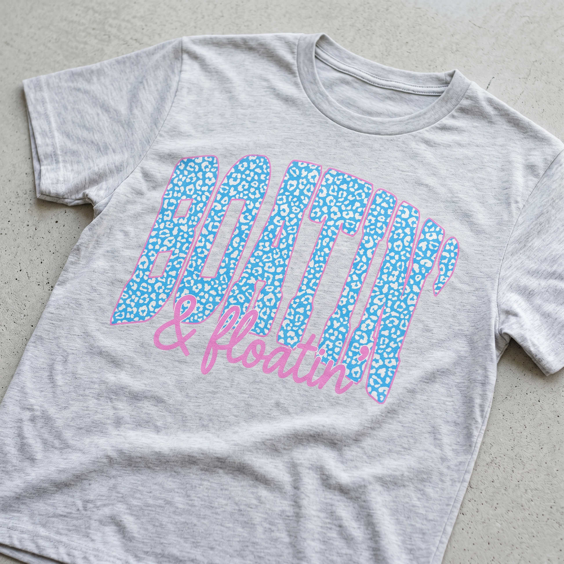 Everyday Customs Co. "Boatin & Floatin" Comfort Colors T-Shirt - T-Shirts