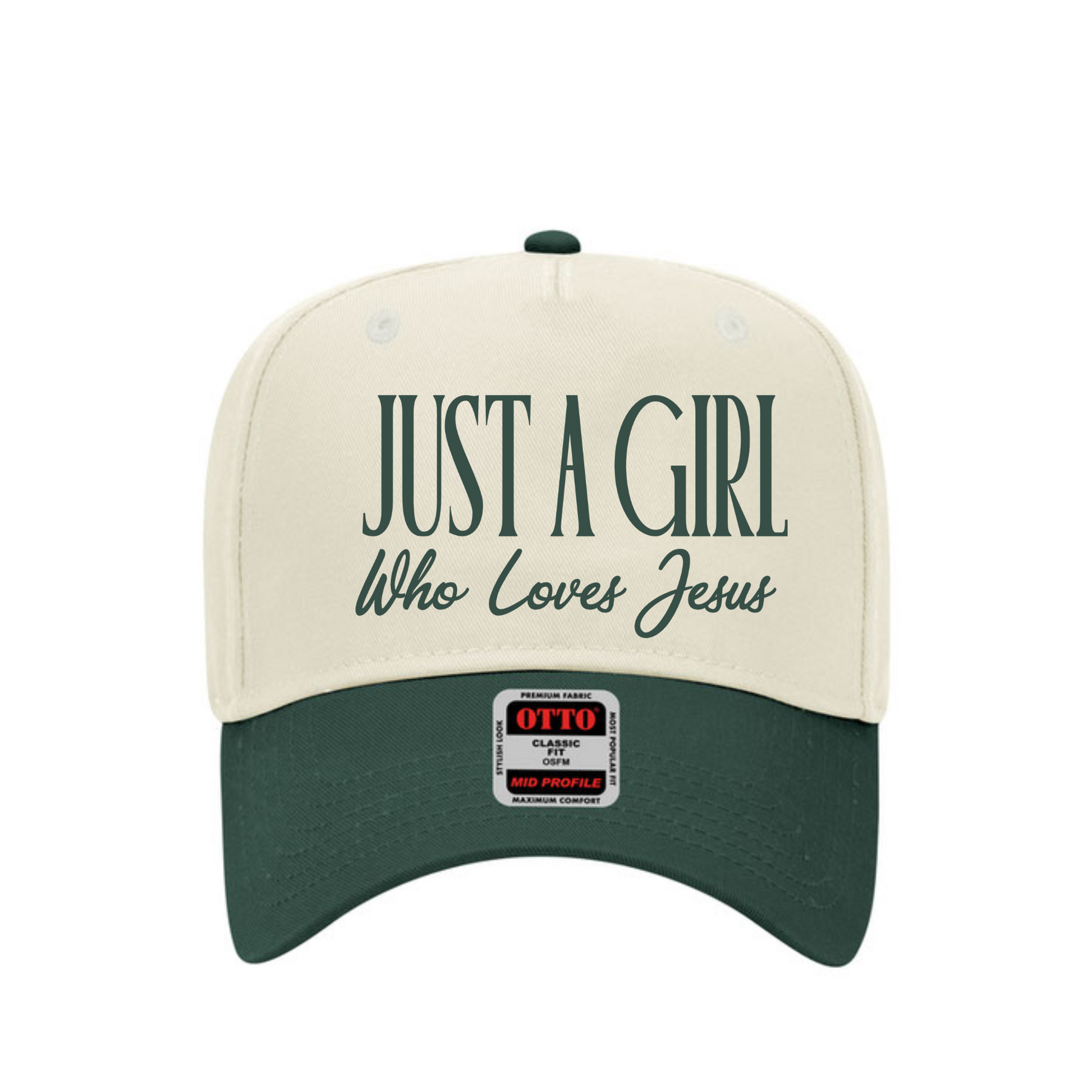 Hey Jude Graphic Tees Just a Girl Who Loves Jesus Trucker Hat - Apparel & Accessories