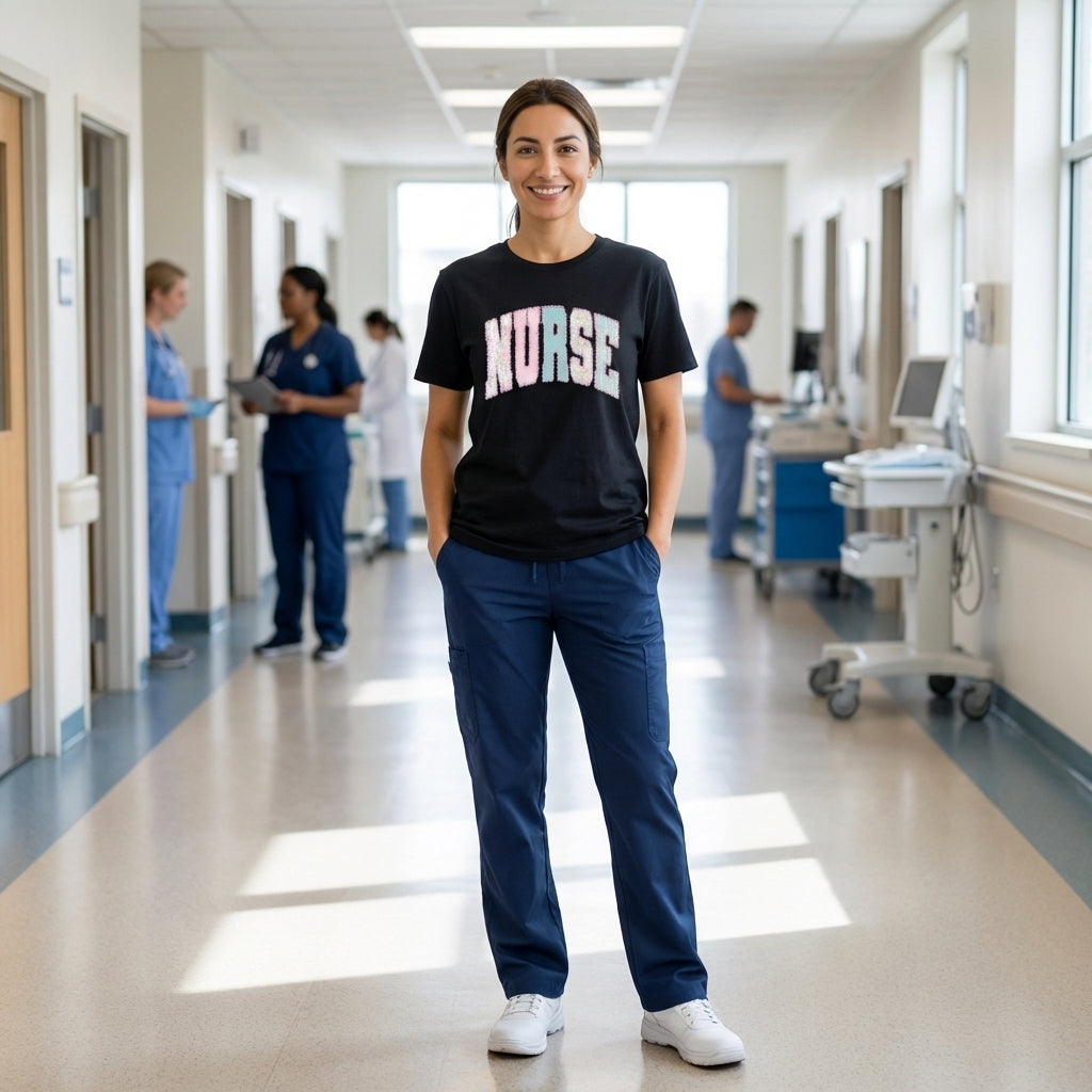 Everyday Customs Co. Nurse Graphic Tee Soft Cotton Comfort Unisex Fit For Nurses - T-Shirts