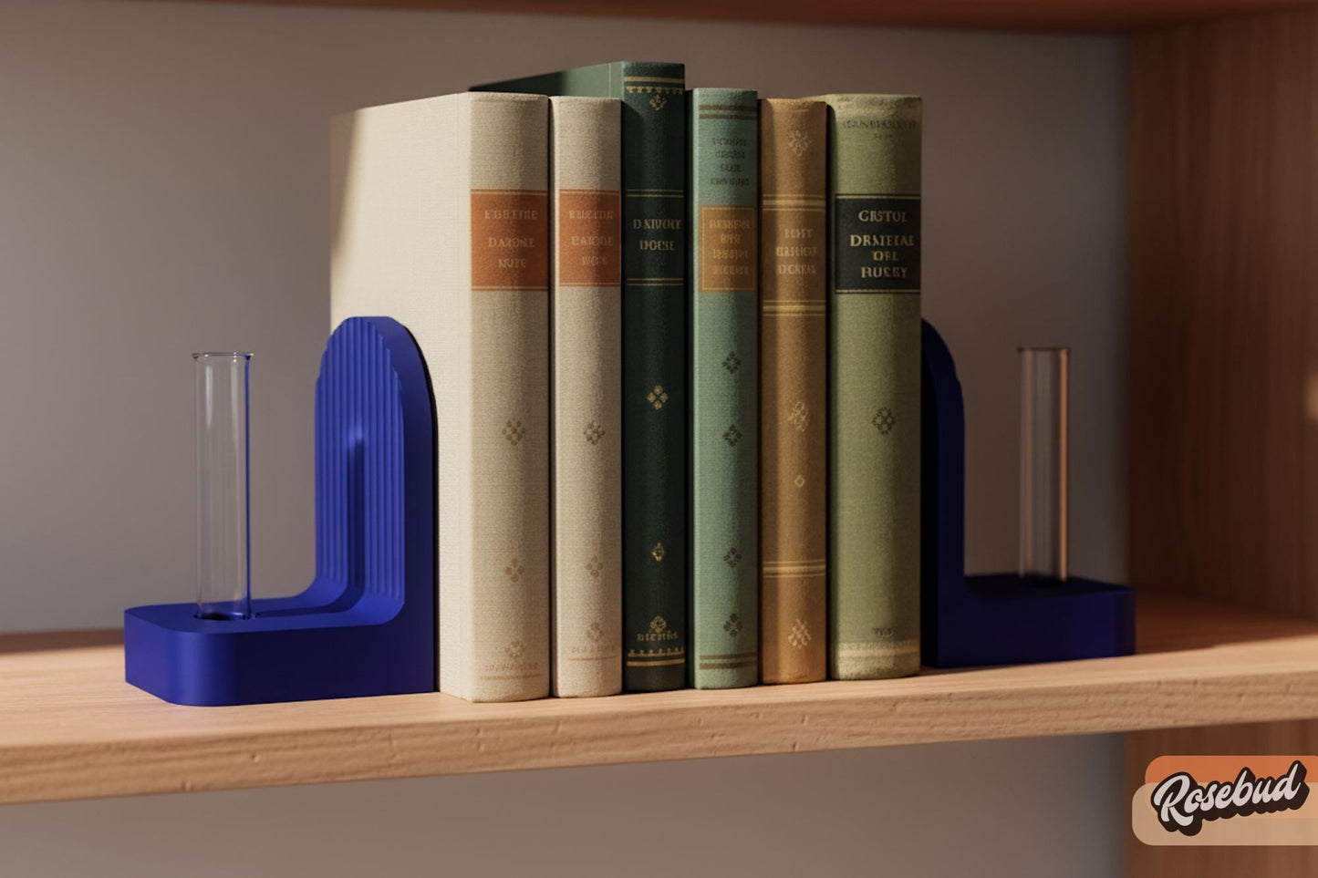 Rosebud HomeGoods Modern 3D Printed Bookend Propagation Station, PLA Plant Decor - Apparel & Accessories