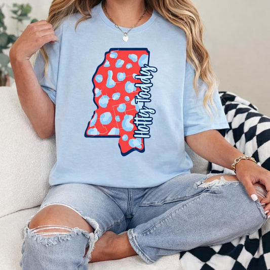 Hotty Toddy Mississippi Graphic Tee, Ole Miss Pride