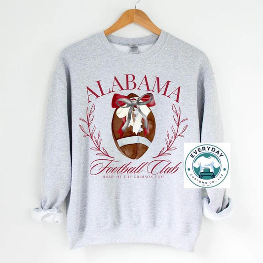 Everyday Customs Co. Alabama Football Club Crewneck - In-House Crafted Quality | Everyday Customs Co. - Sweatshirts