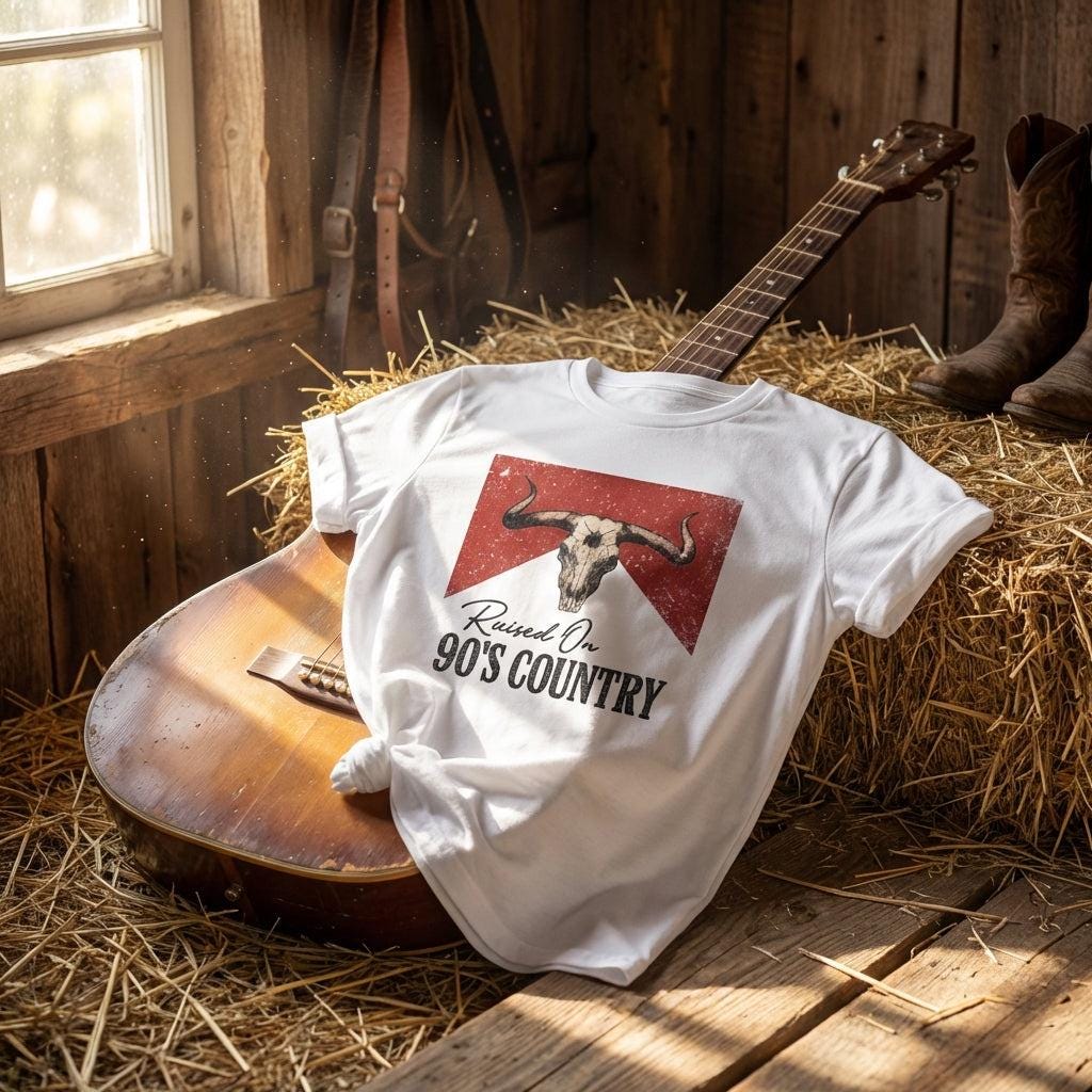 Everyday Customs Co. 90s Country Graphic T-Shirt - Hand-Pressed Cotton Craft | Everyday Customs Co. - T-Shirts