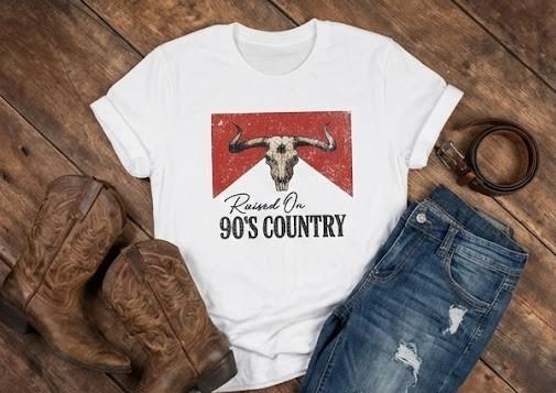 Everyday Customs Co. 90s Country Graphic T-Shirt - Hand-Pressed Cotton Craft | Everyday Customs Co. - T-Shirts