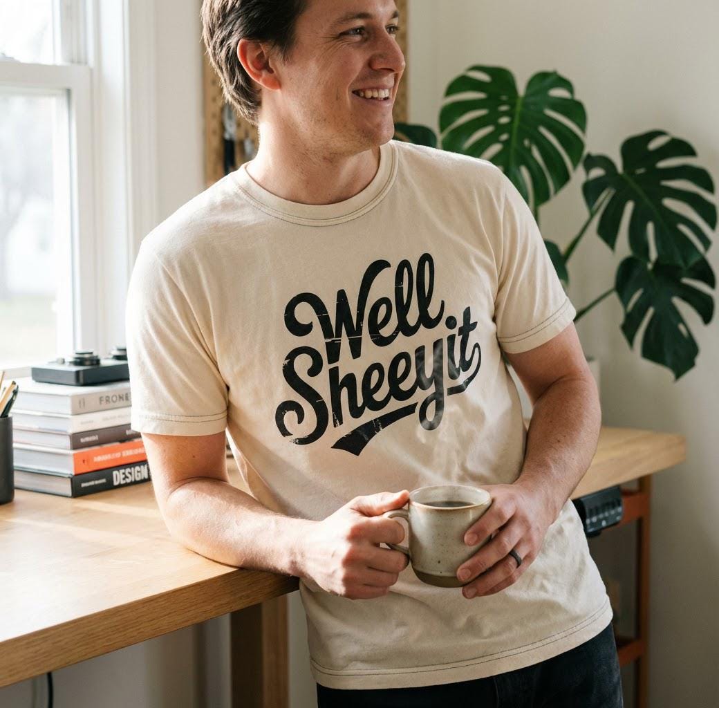 Everyday Customs Co. Funny Well Sheeyit Graphic Tee - Ring-Spun Cotton Comfort | Everyday Customs Co. - Apparel & Accessories