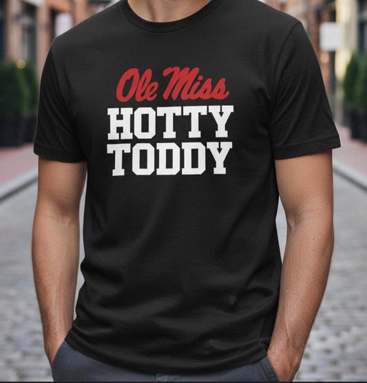 Everyday Customs Co. Ole Miss Hotty Toddy Cotton Game Day Shirt, Rebel Football Tailgate Tee - Apparel & Accessories