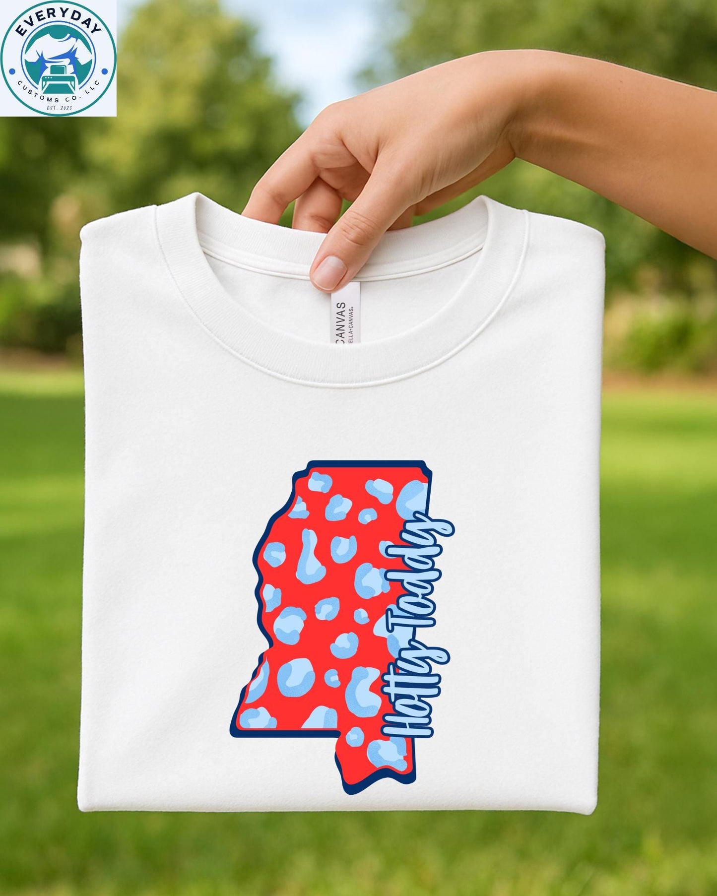 Everyday Customs Co. Hotty Toddy Mississippi Game Day Tee - Crafted with Purpose | Everyday Customs Co. - T-Shirts