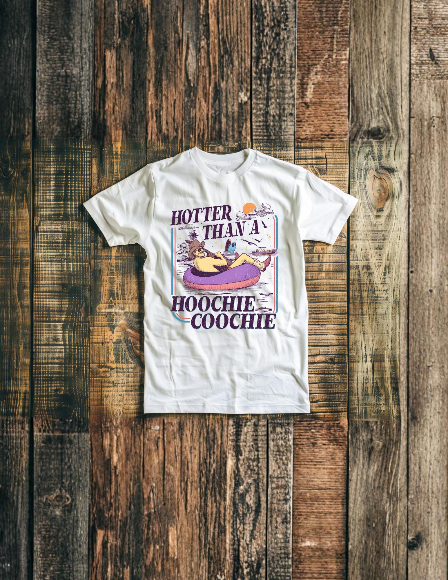 Everyday Customs Co. Retro Lake Graphic Tee - Crafted for Summer Weekends | Everyday Customs Co. - T-Shirts