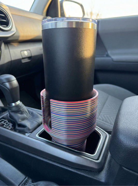 3D Printed Truck Cupholder Adapter for Stanley Tumblers | Secure Fit Insert
