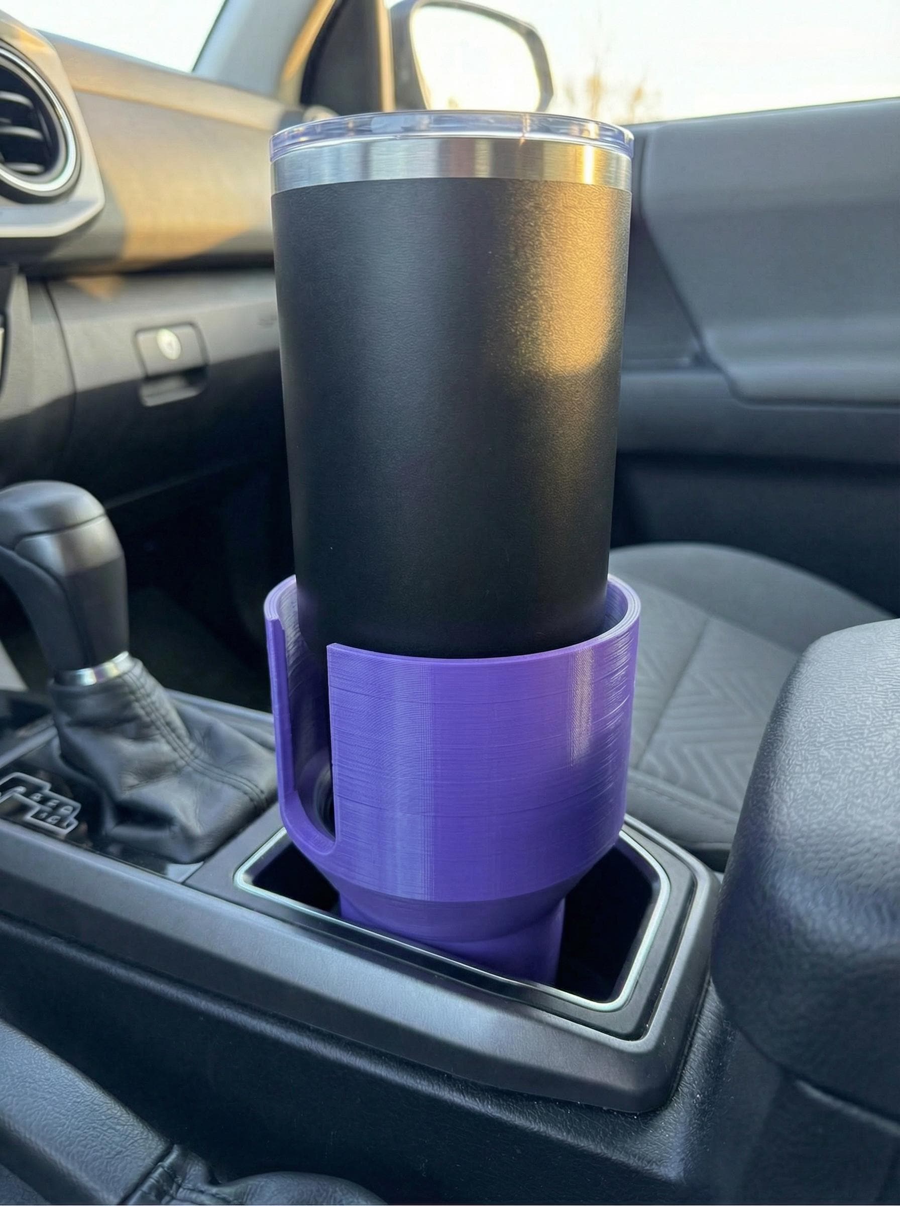 3D Printed Truck Cupholder Adapter for Stanley Tumblers | Secure Fit Insert