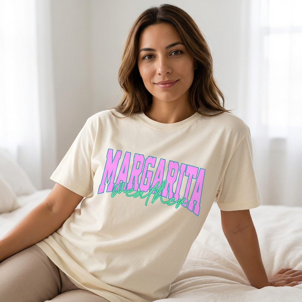 Everyday Customs Co. Margarita Weather Graphic Tee - In-House Soft-Spun Cotton | Everyday Customs Co. - T-Shirts
