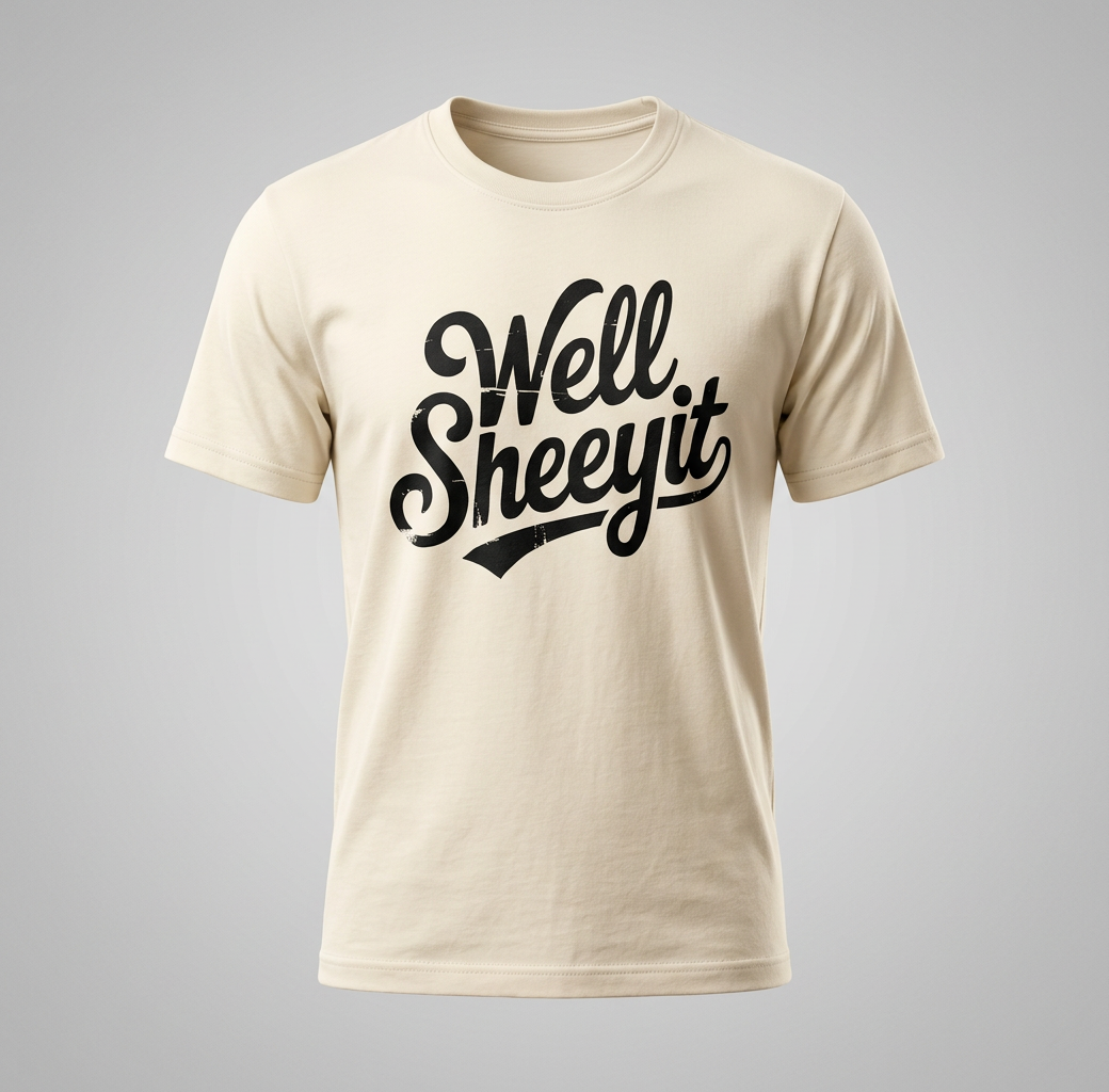 Everyday Customs Co. Funny Well Sheeyit Graphic Tee - Ring-Spun Cotton Comfort | Everyday Customs Co. - Apparel & Accessories