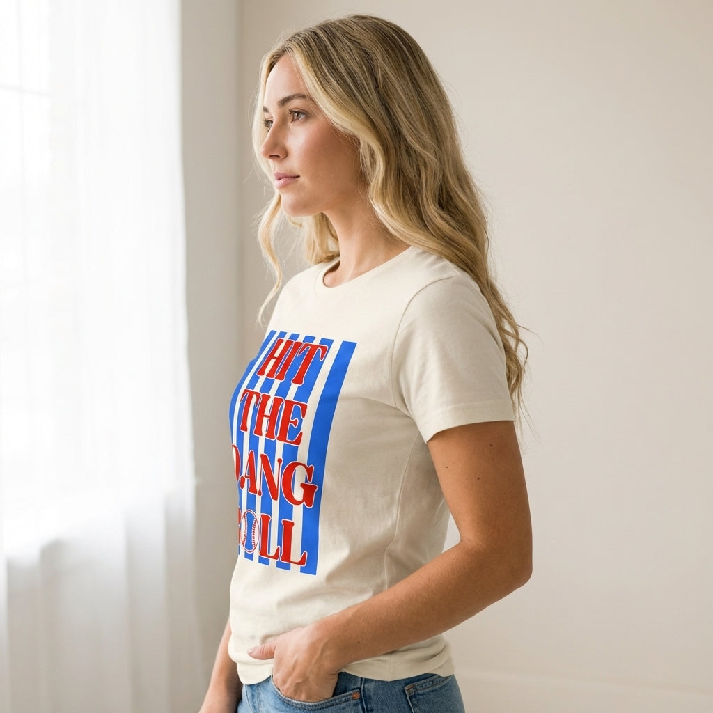 Everyday Customs Co. Hit The Dang Ball Baseball Graphic Tee - Crafted for Comfort | Everyday Customs Co. - T-Shirts