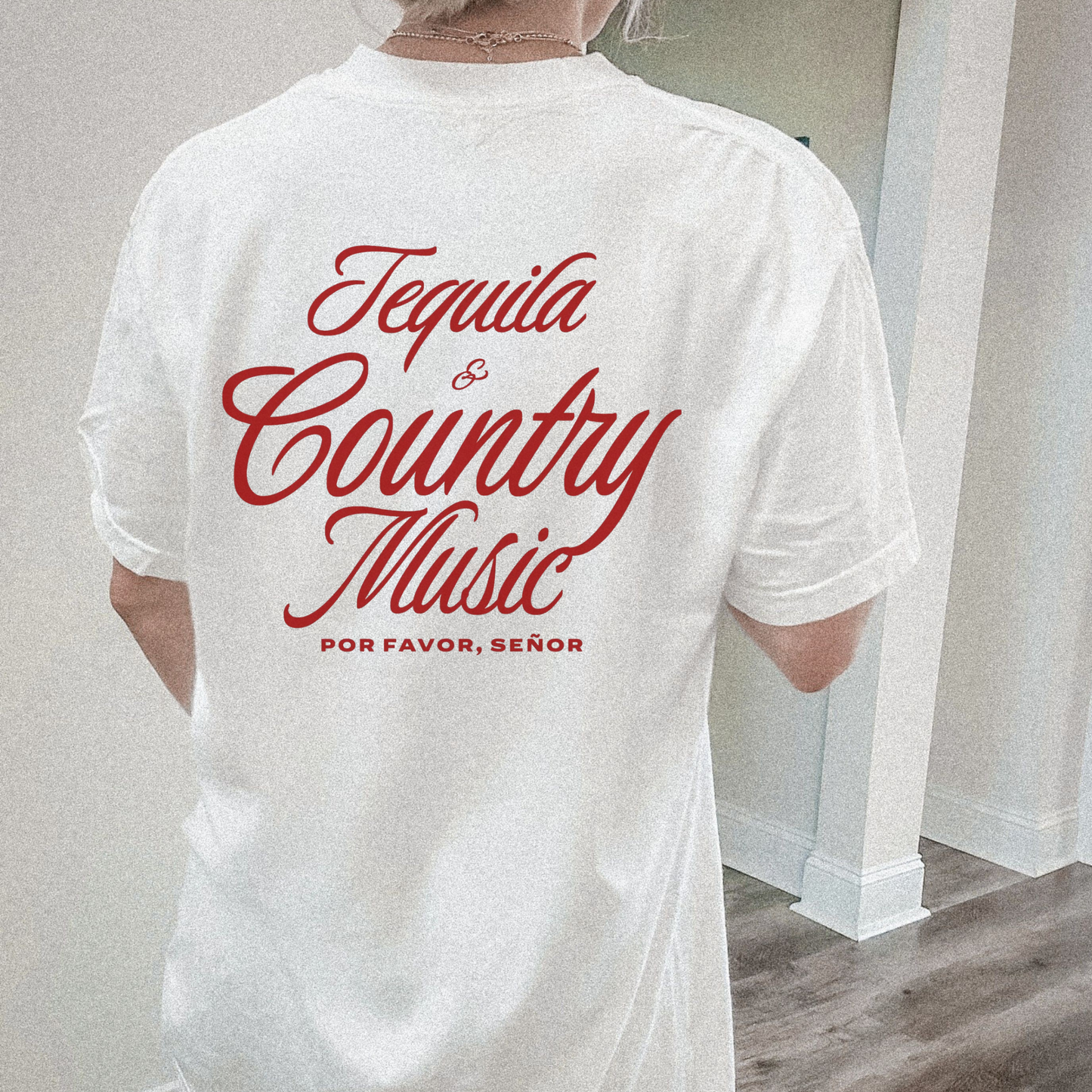 Hey Jude Graphic Tees Tequila & Country Music Western Tee - Comfort Colors 1717 | Everyday Customs Co. - Apparel & Accessories