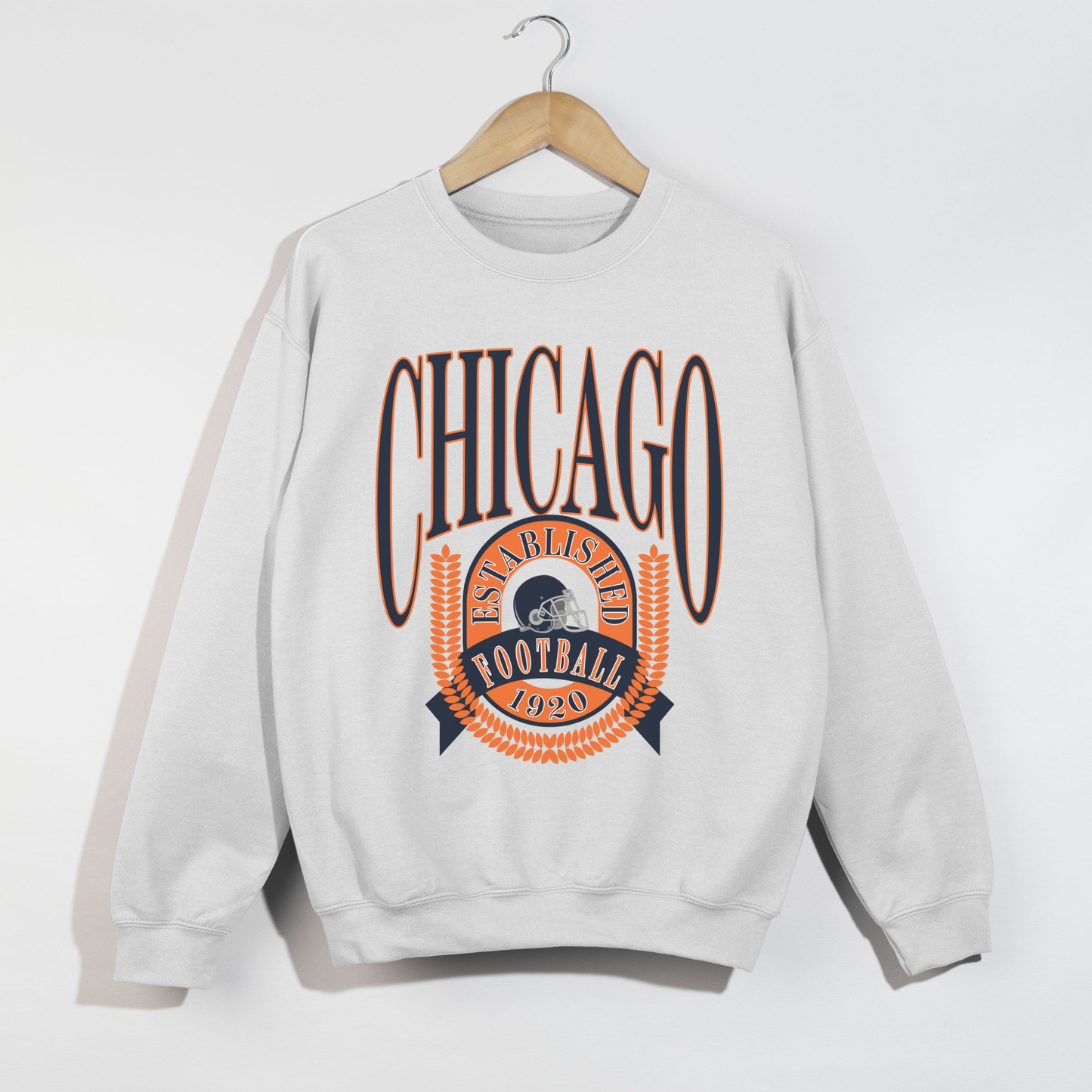 Hey Jude Graphic Tees Chicago Football 1920 Vintage Crewneck - Crafted with Purpose | Everyday Customs - Apparel & Accessories