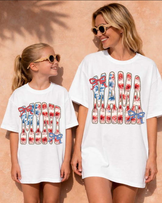 MAMA America Patriotic Tee - Comfort Colors Graphic Tee | Everyday Customs Co.